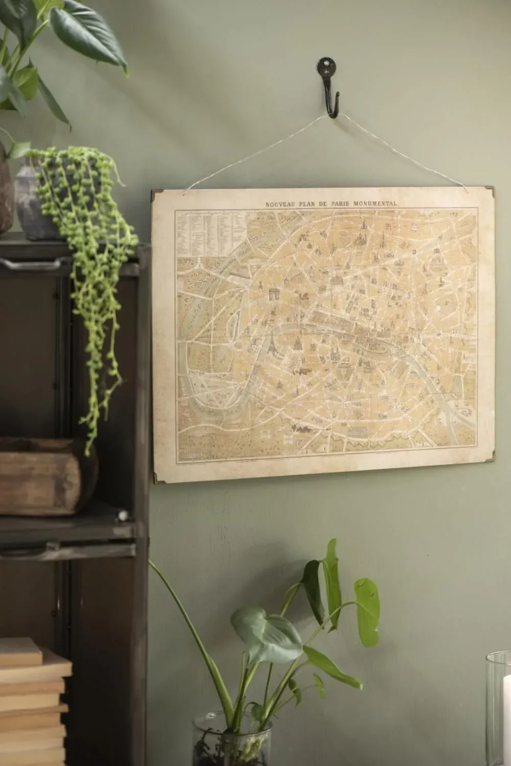 Illustration numéro 3 du produit Portemanteau Métal Noir 3X9