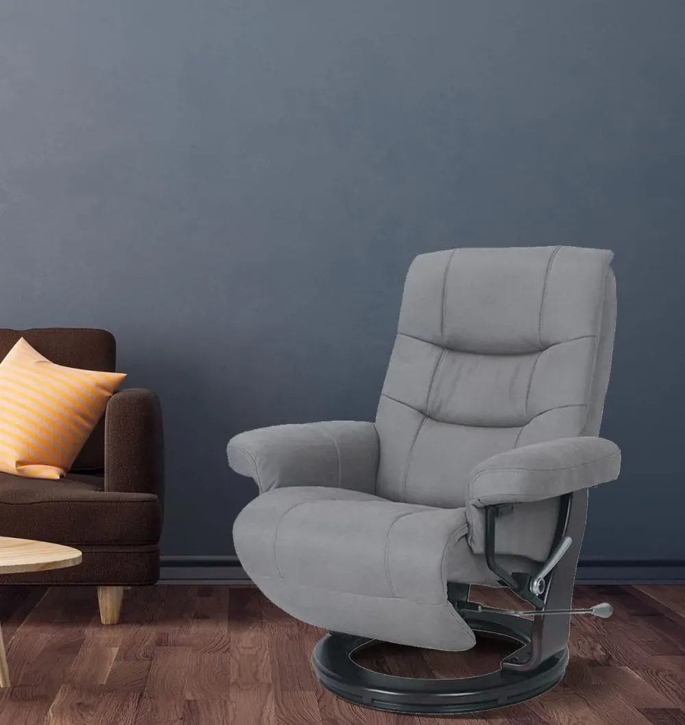 Illustration numéro 3 du produit Fauteuil de relaxation en microfibre