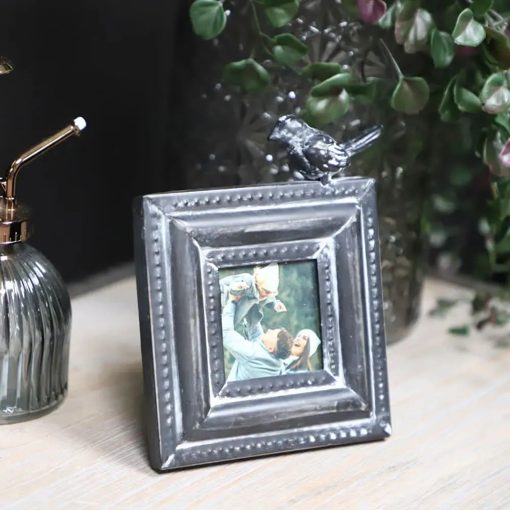 Illustration numéro 3 du produit Cadre photo en métal noir 12.5 x 16