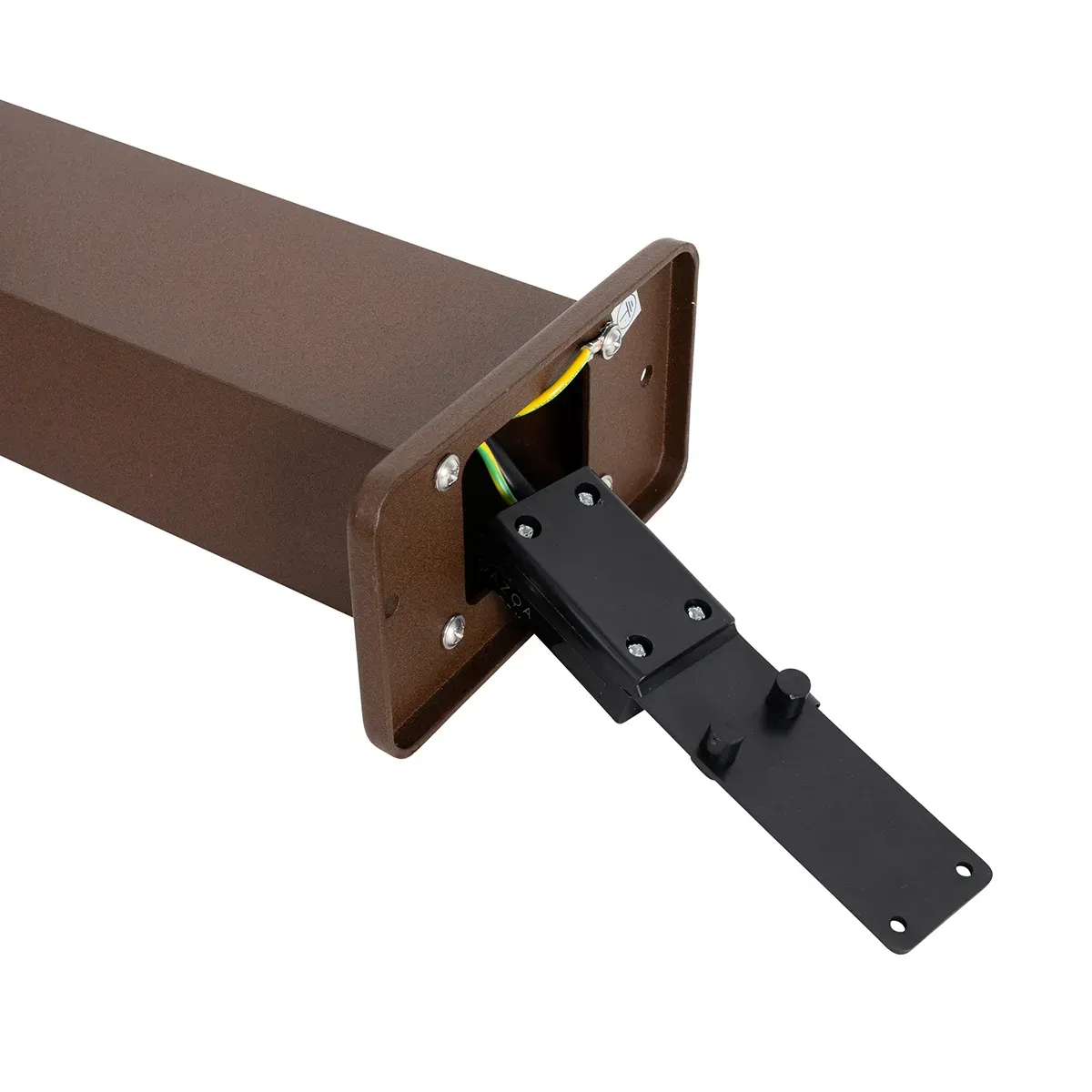Illustration numéro 3 du produit Lampadaire extérieur brun rouille 80 cm IP44