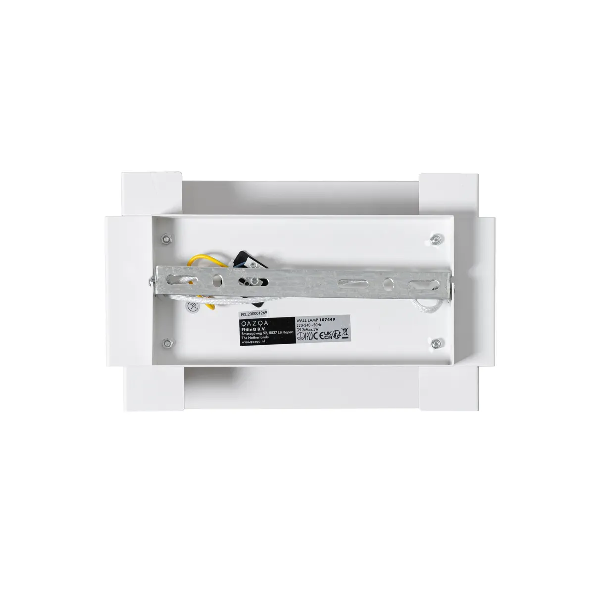 Illustration numéro 3 du produit Applique blanche 2 lumières