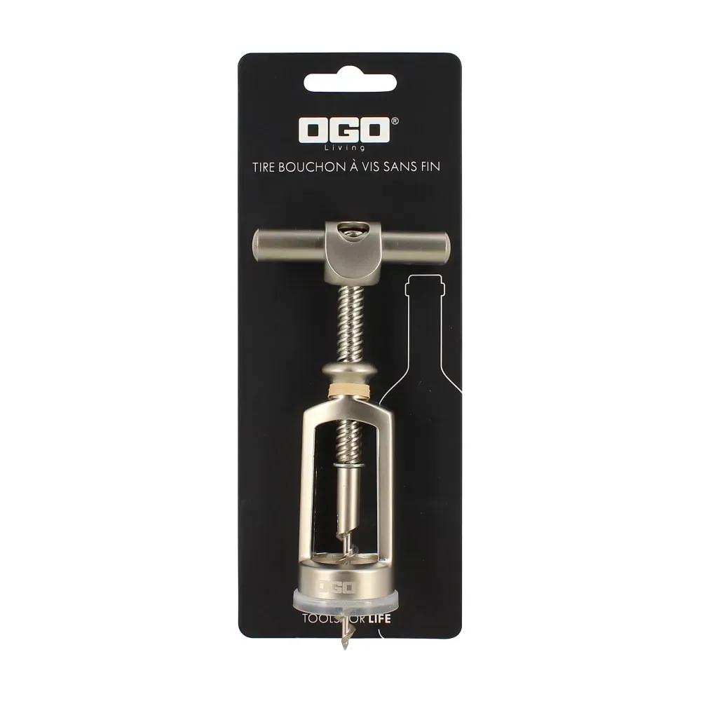 Illustration numéro 3 du produit Tire bouchon à main en métal