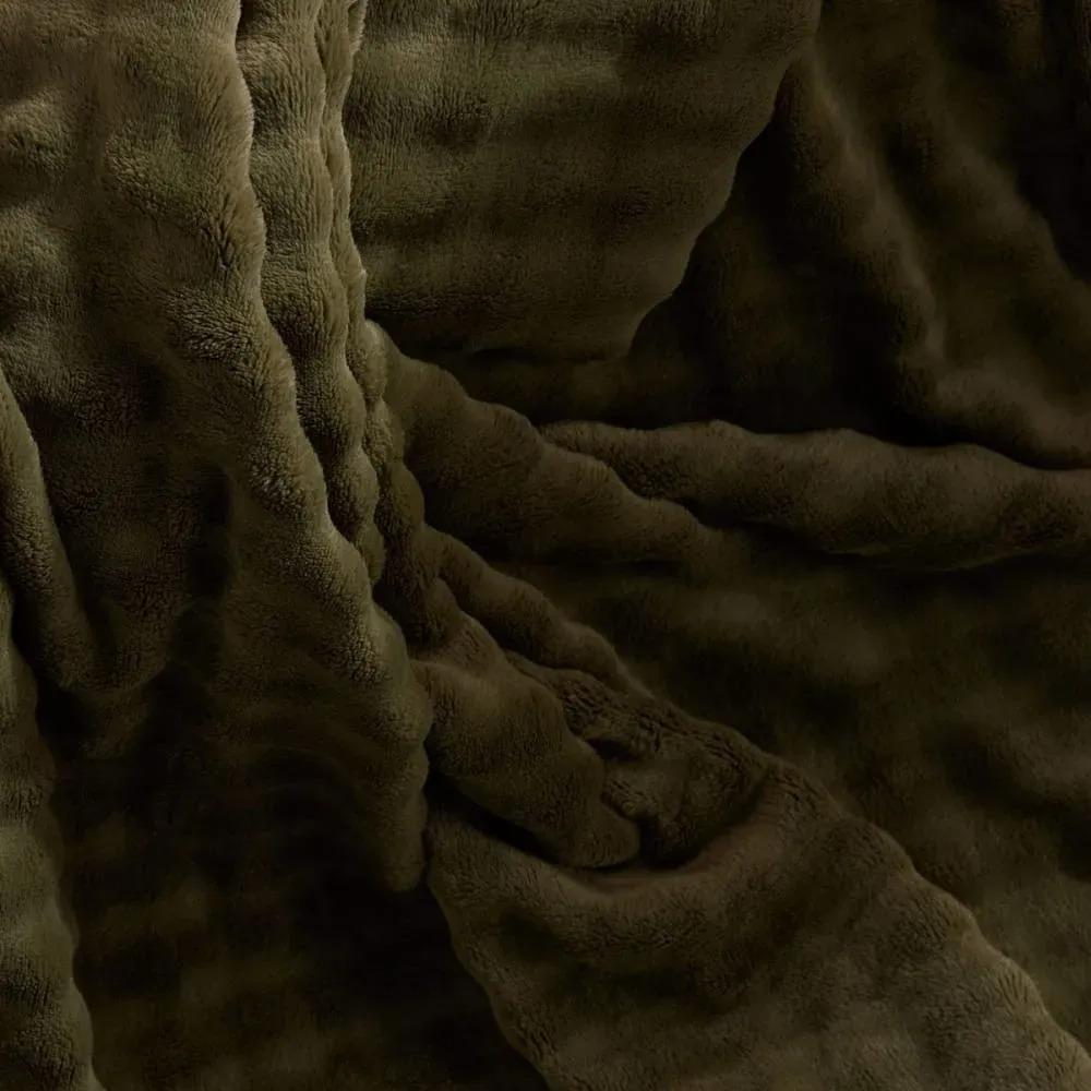 Illustration numéro 3 du produit Plaid damier uni  130x180cm