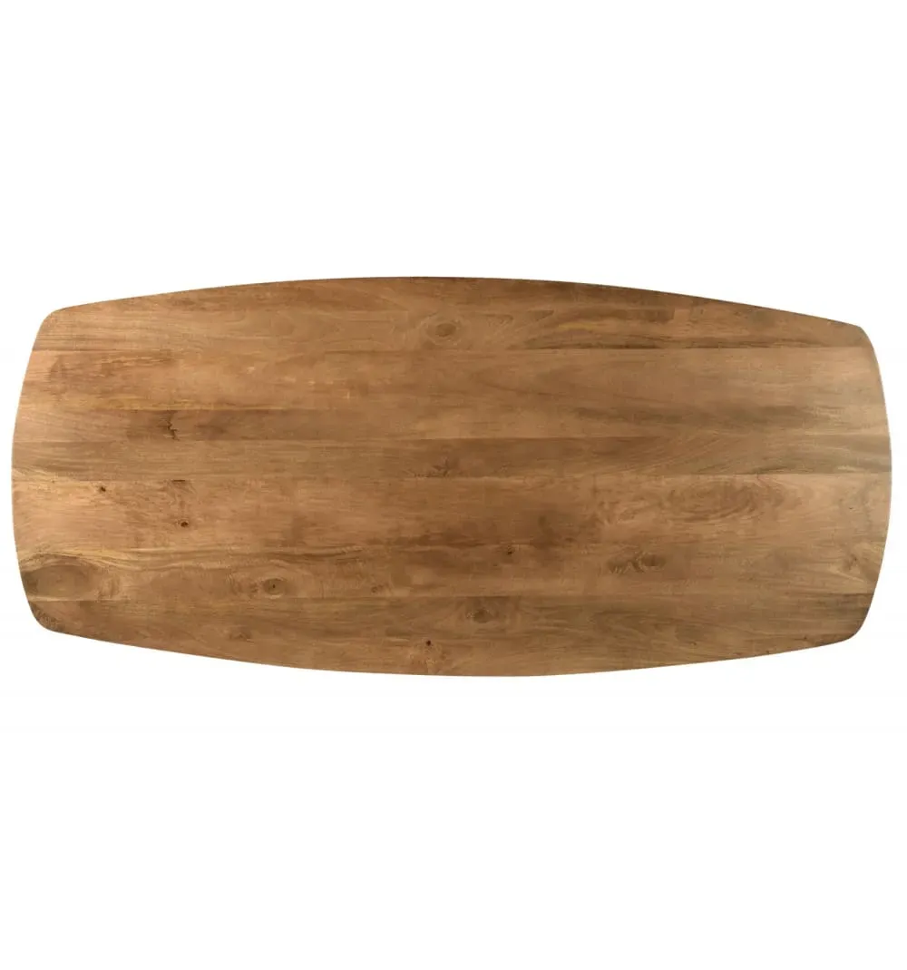 Illustration numéro 3 du produit Table à manger Ovale 8/10 personnes, L.230 cm, Manguier massif