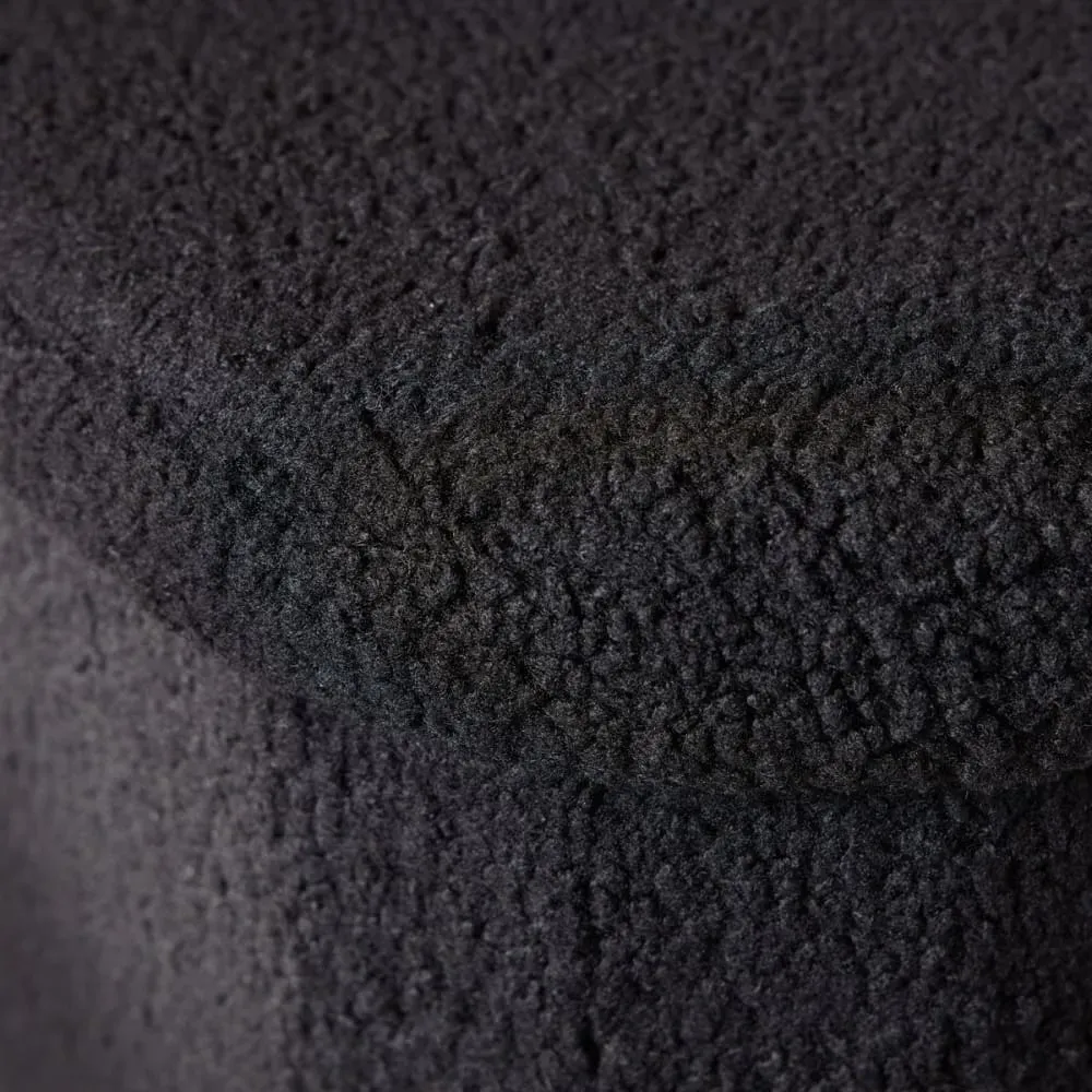 Illustration numéro 3 du produit Banc coffre ovale en tissu bouclette  72x39 cm