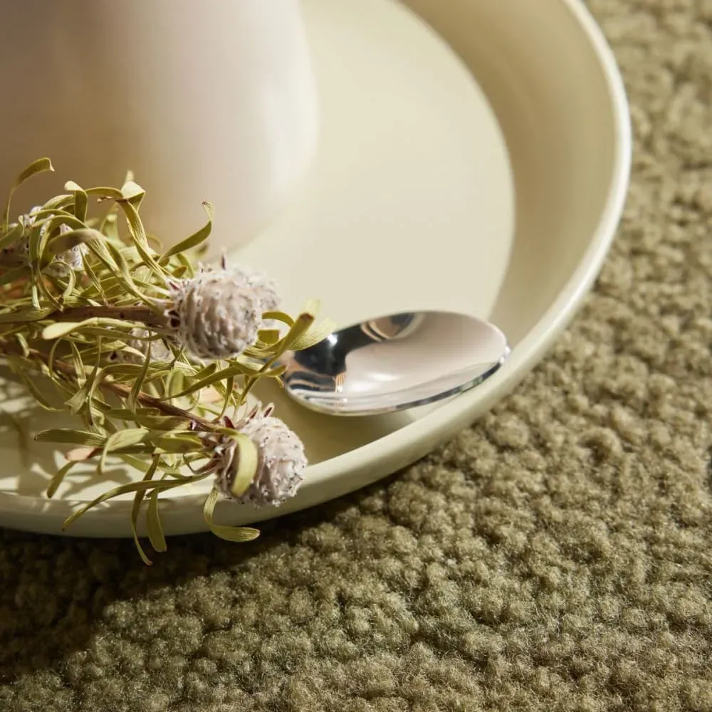 Illustration numéro 3 du produit Pouf coffre carré en tissu bouclette  38x38 cm