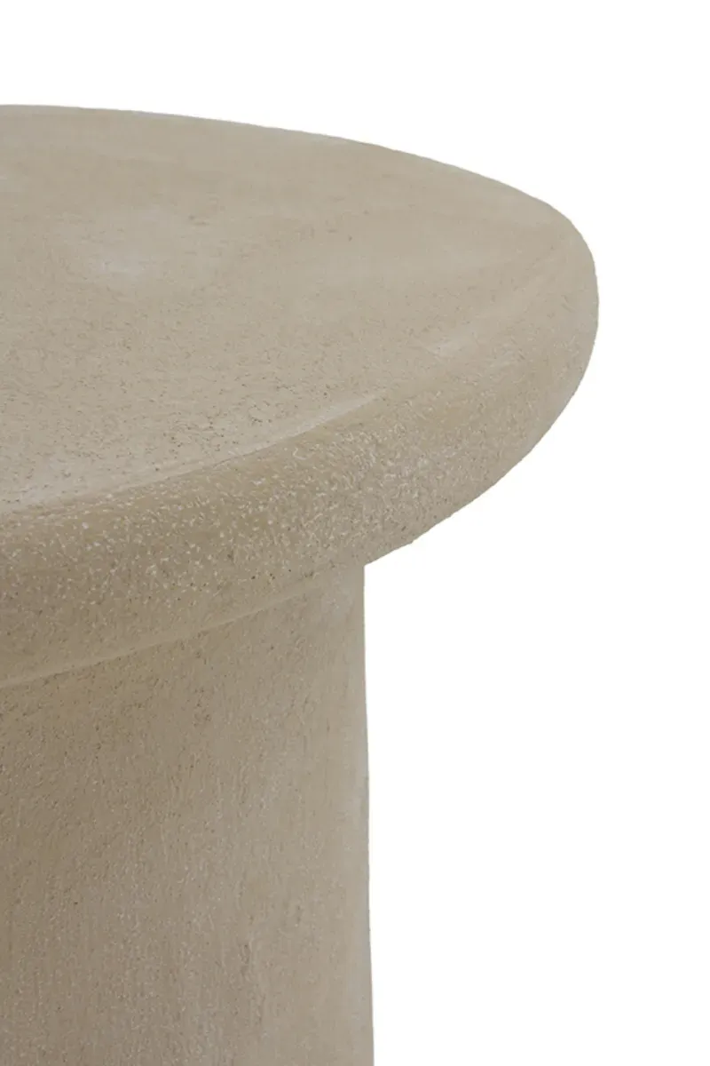 Illustration numéro 3 du produit Table basse en polyrésine couleur ciment sable
