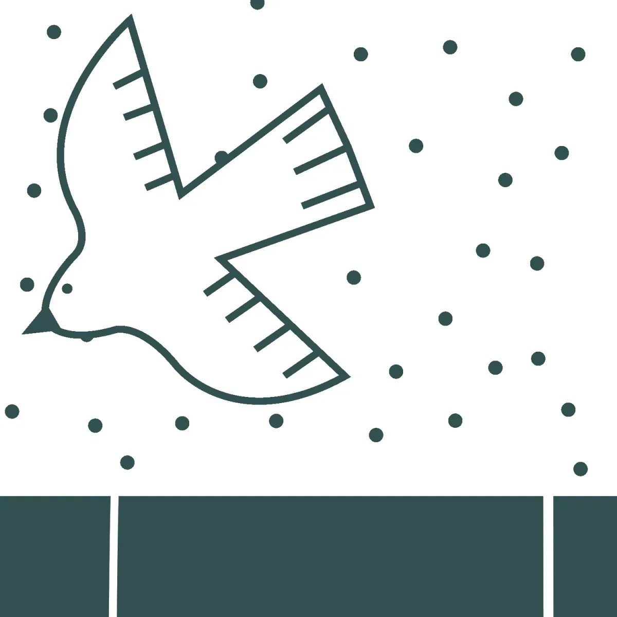 Illustration numéro 3 du produit Papier peint panoramique enfant oiseaux vert 375x250cm