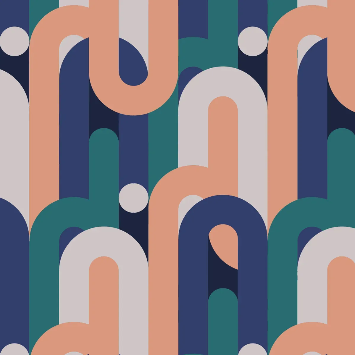 Illustration numéro 3 du produit Papier peint panoramique salamanca bleu 225x250cm