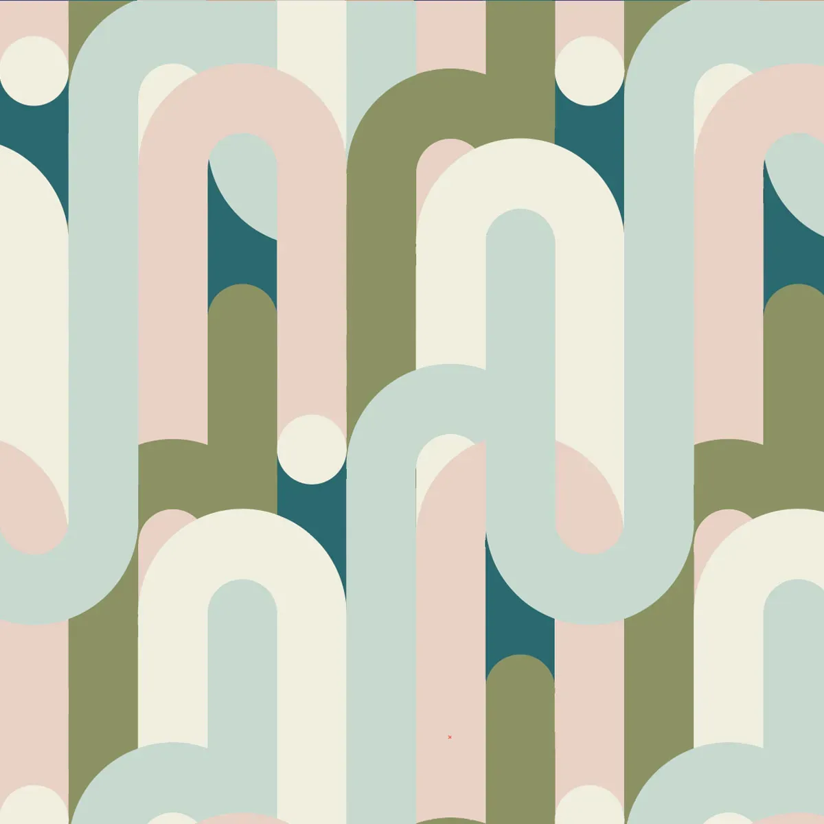 Illustration numéro 3 du produit Papier peint panoramique salamanca vert 375x250cm