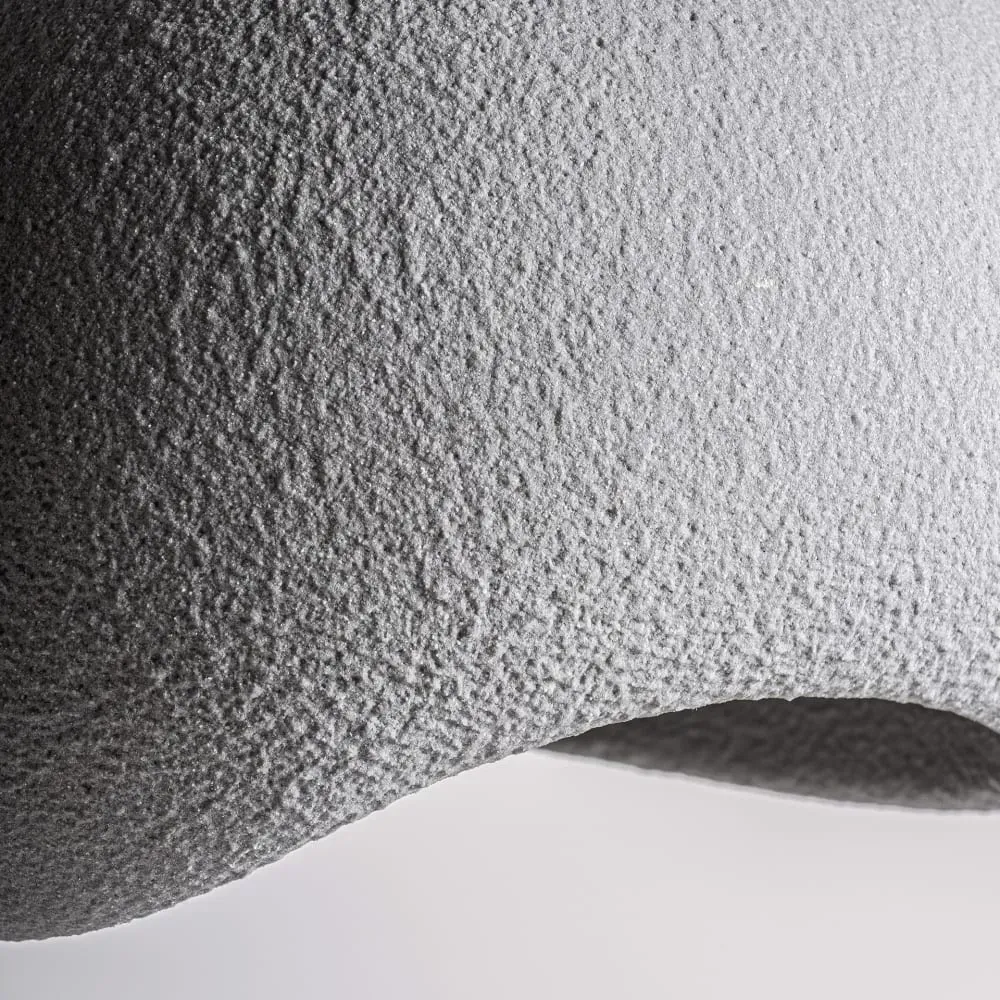 Illustration numéro 3 du produit Lustre en ciment résine gris  en 31x35x24 cm