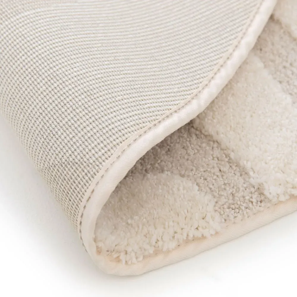 Illustration numéro 3 du produit Tapis rond - ø160cm Écru Polypropylène