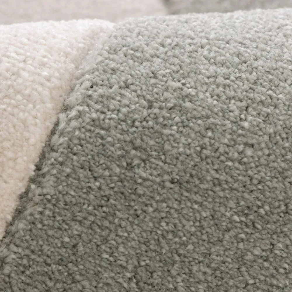 Illustration numéro 3 du produit Tapis contemporain à motif géométrique - 160x230cm Jaune Polypropylène