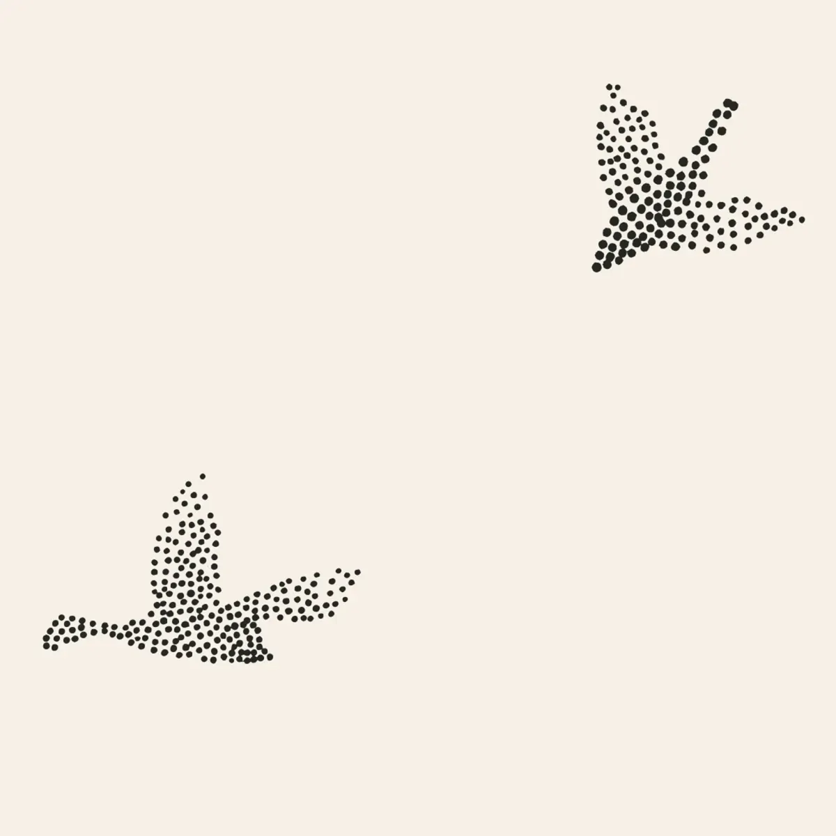 Illustration numéro 3 du produit Papier peint panoramique hirondelles noir 375x250cm