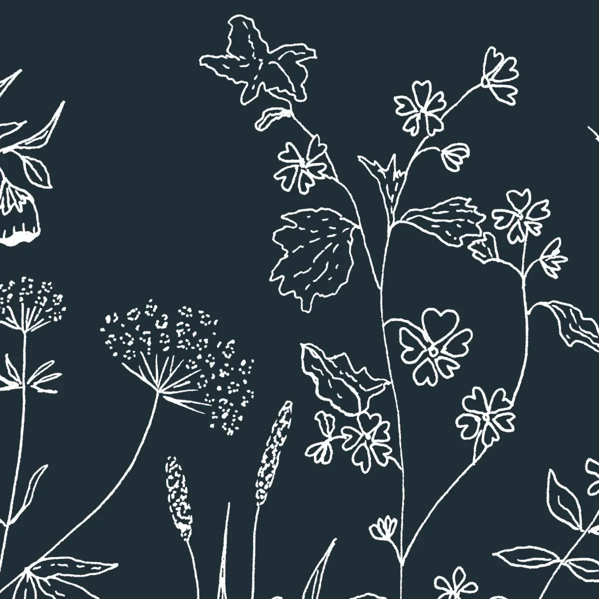 Illustration numéro 3 du produit Papier peint panoramique sous la canopée bleu 225x250cm