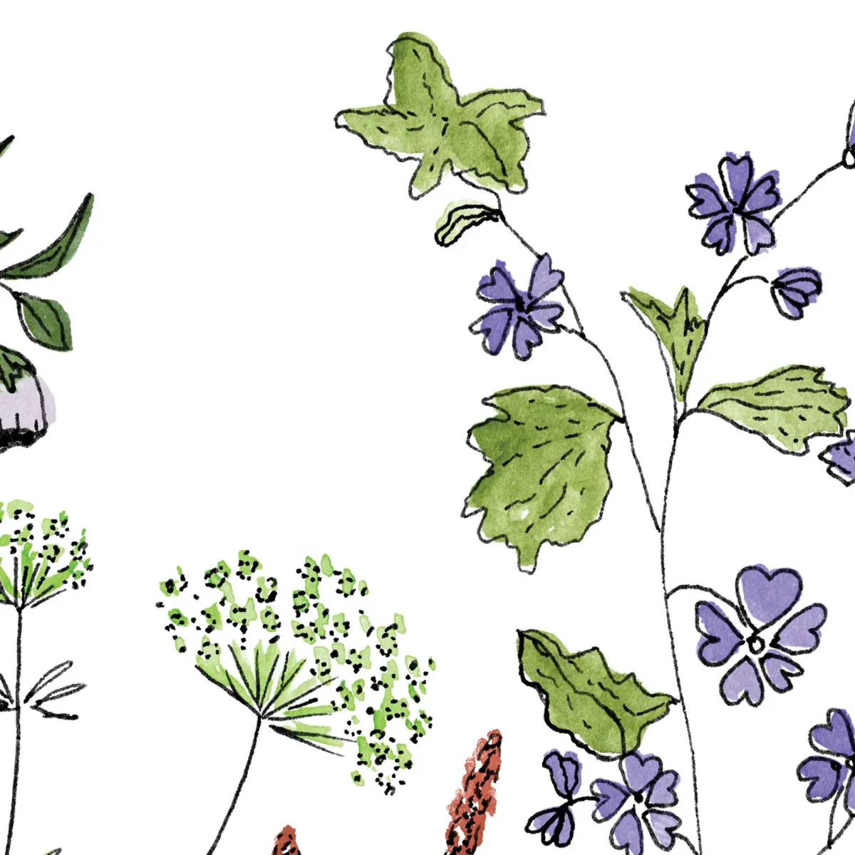 Illustration numéro 3 du produit Papier peint panoramique sous la canopée blanc 300x250cm