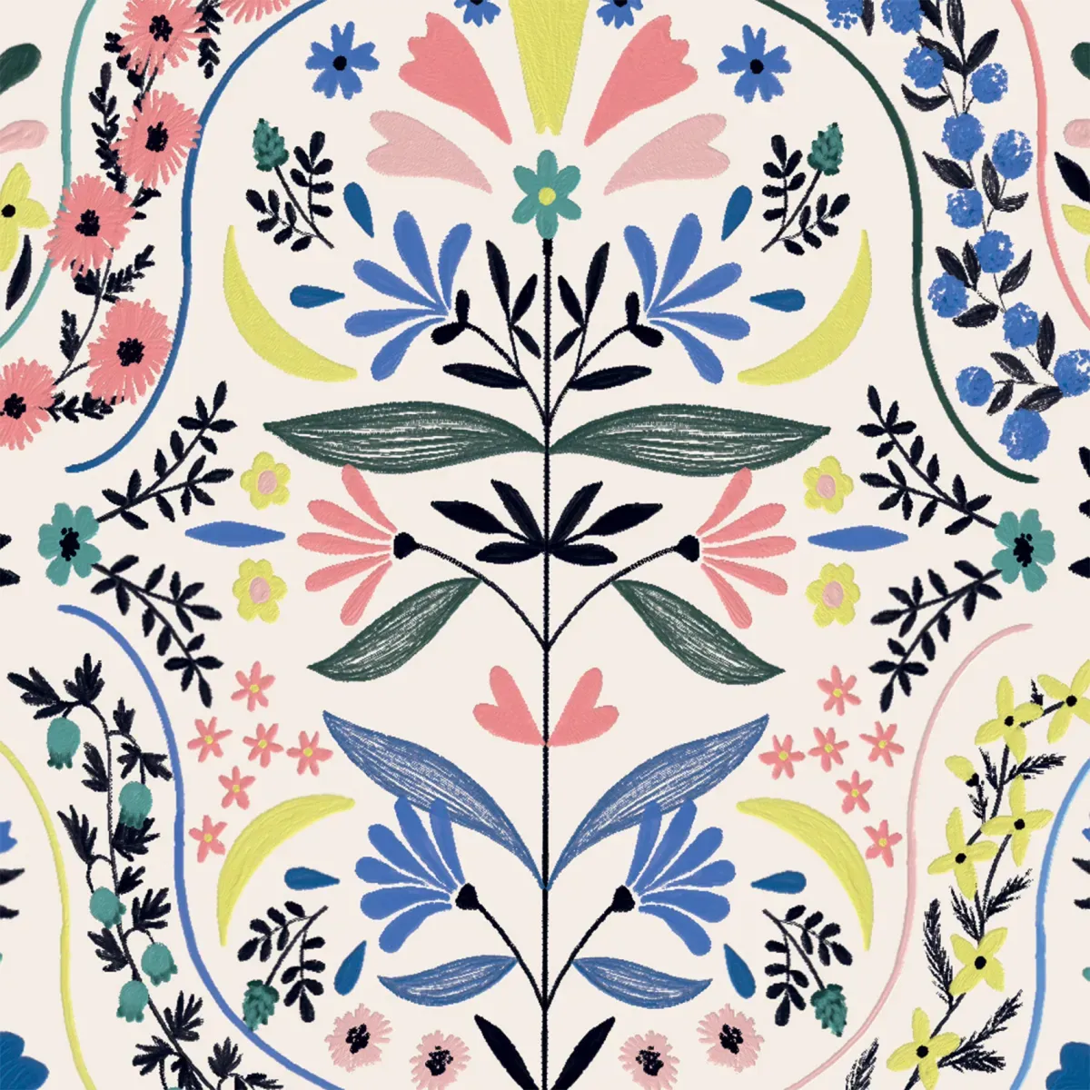 Illustration numéro 3 du produit Papier peint panoramique crète couleurs 375x250cm