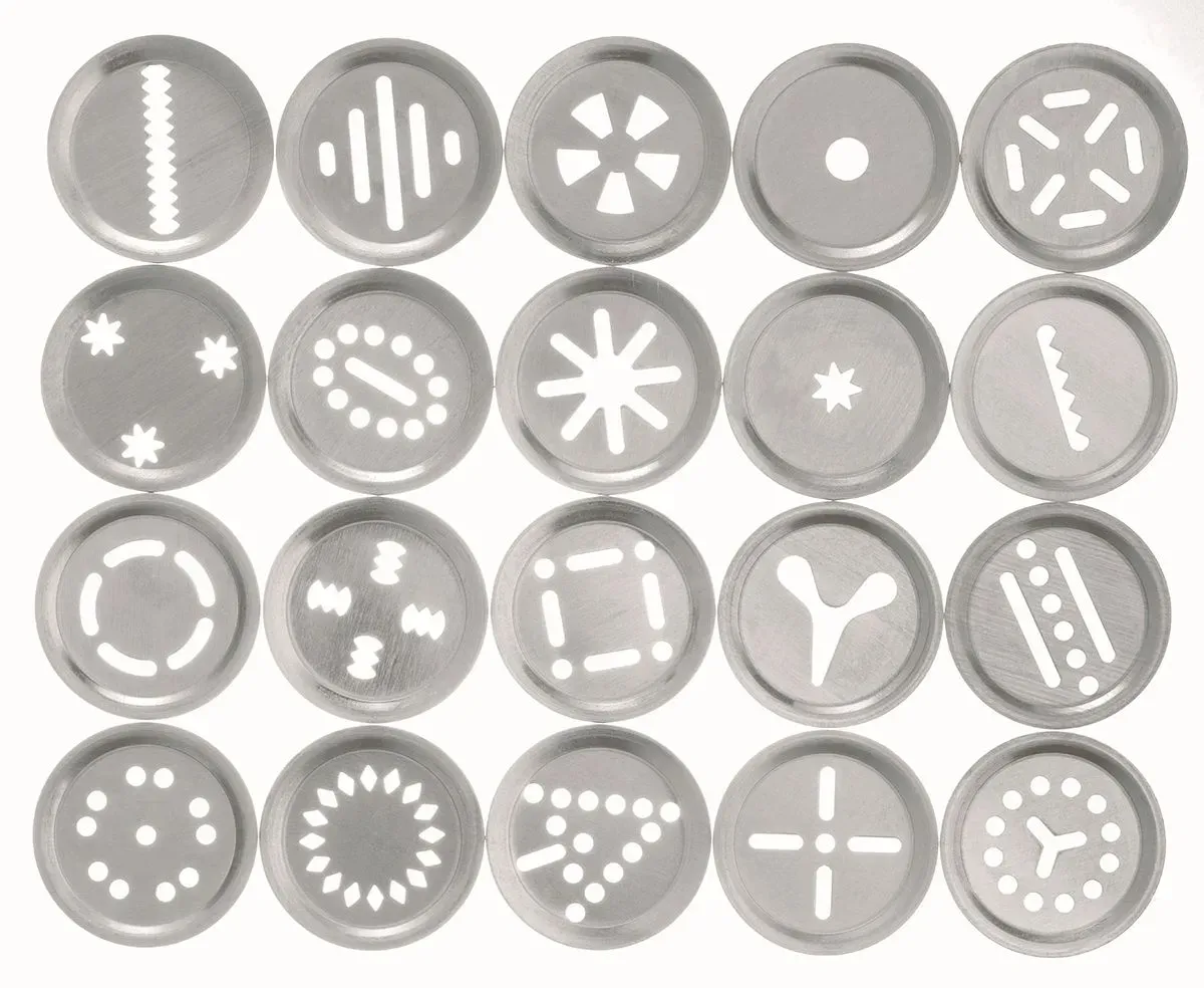 Illustration numéro 3 du produit Pistolet à pâtisserie cookie en aluminium coloris gris