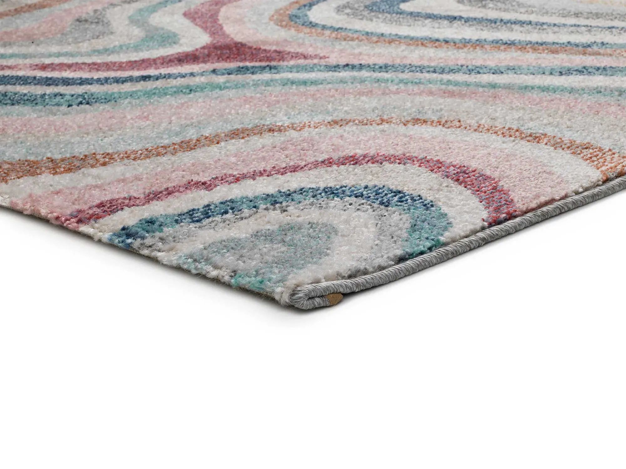 Illustration numéro 3 du produit Tapis abstrait multicolore 140x200 cm