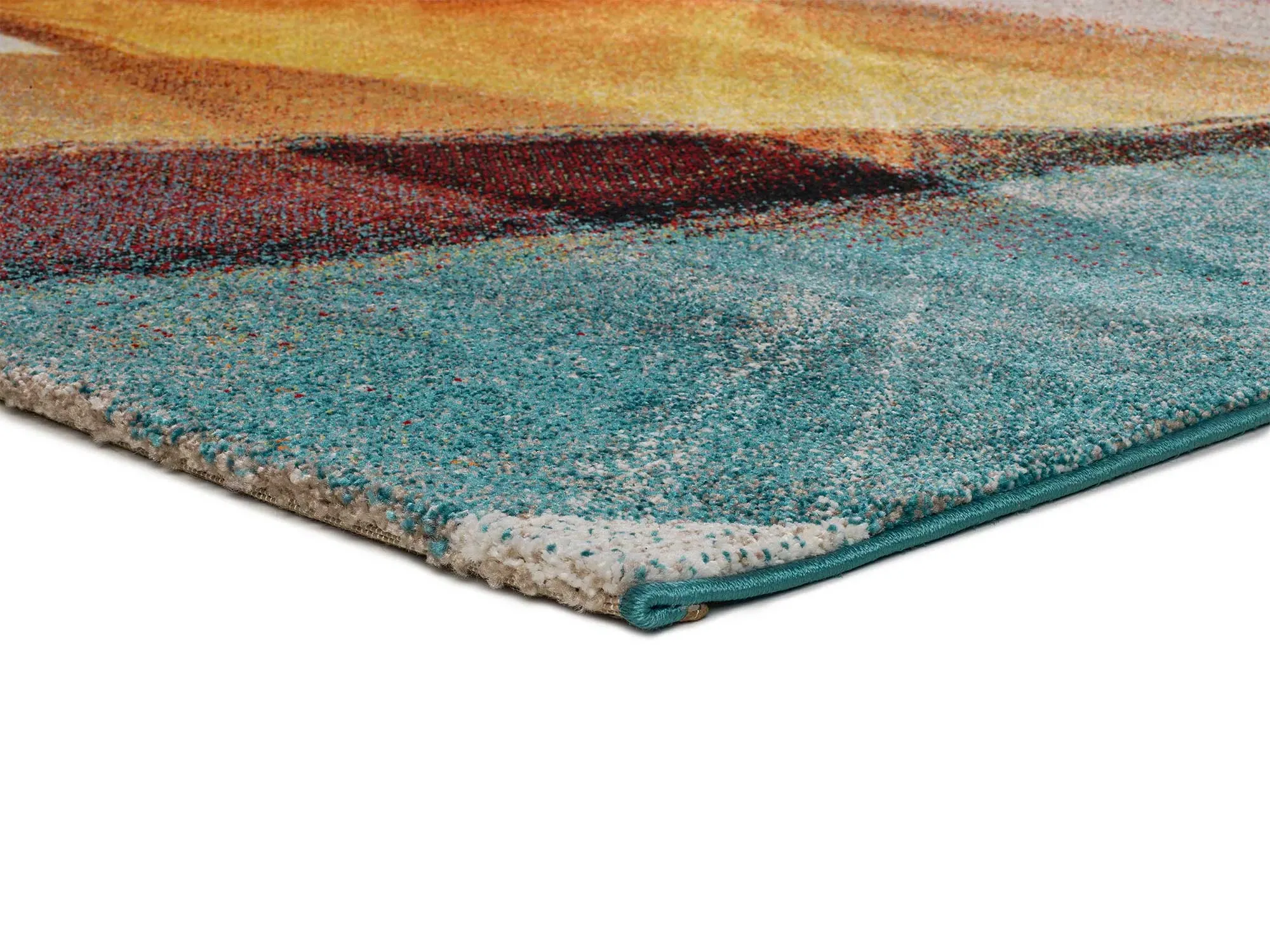 Illustration numéro 3 du produit Tapis géométrique multicolore 200x290 cm