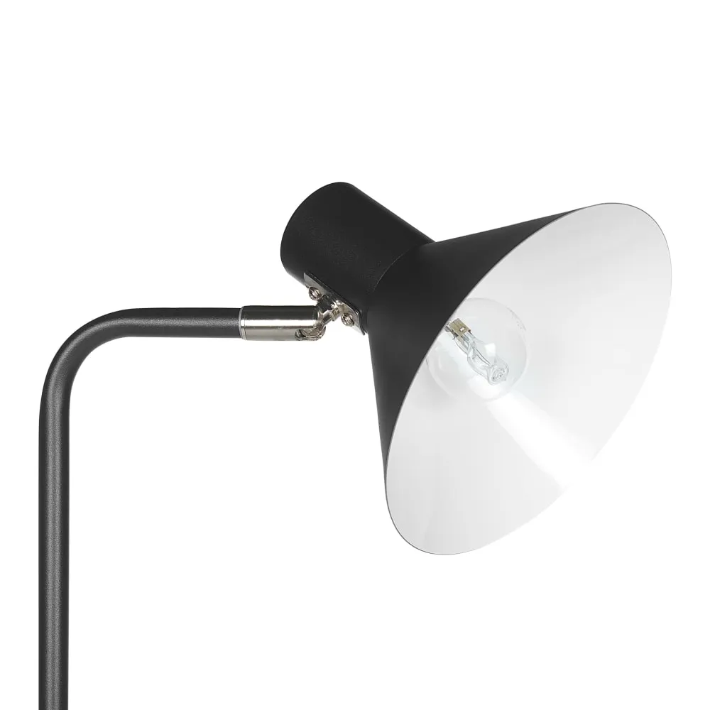 Illustration numéro 3 du produit Lampadaire réglable métal noir