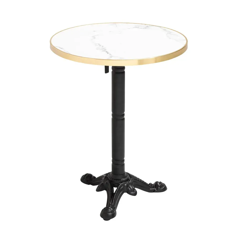 Illustration numéro 3 du produit Ensemble table de terrasse marbre blanc et 2 chaises vert