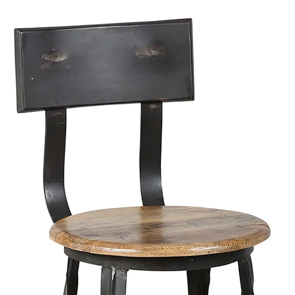 Illustration numéro 3 du produit Lot  de 2 chaises snack h65