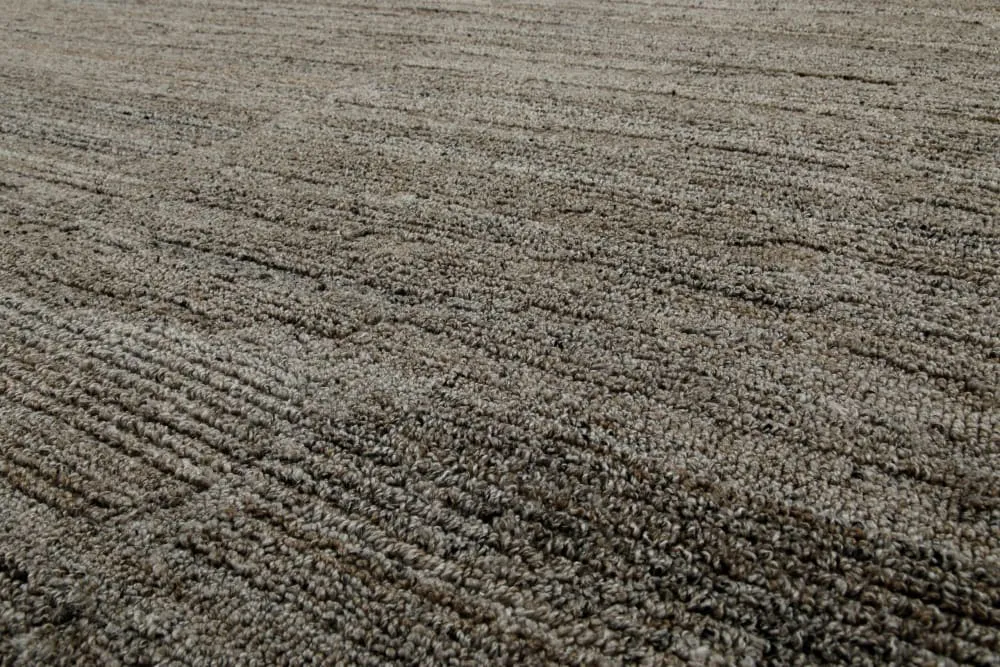 Illustration numéro 3 du produit Tapis  tufté main taupe 110x170