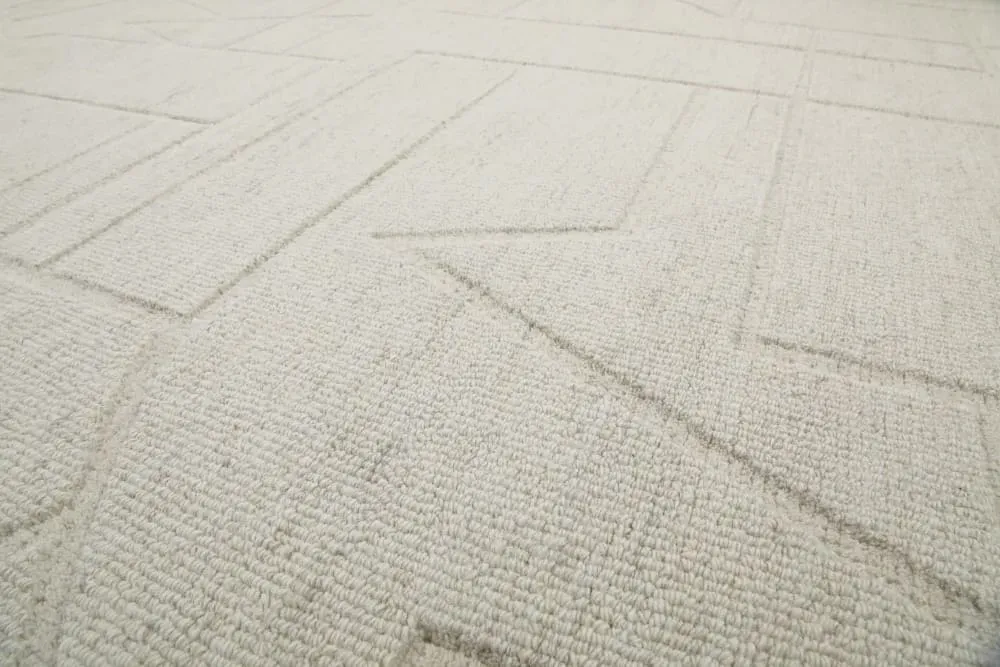 Illustration numéro 3 du produit Tapis  tufté main crème 40x60