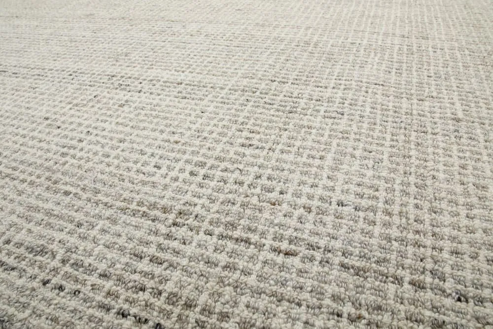 Illustration numéro 3 du produit Tapis pure laine tufté main gris clair 240x340