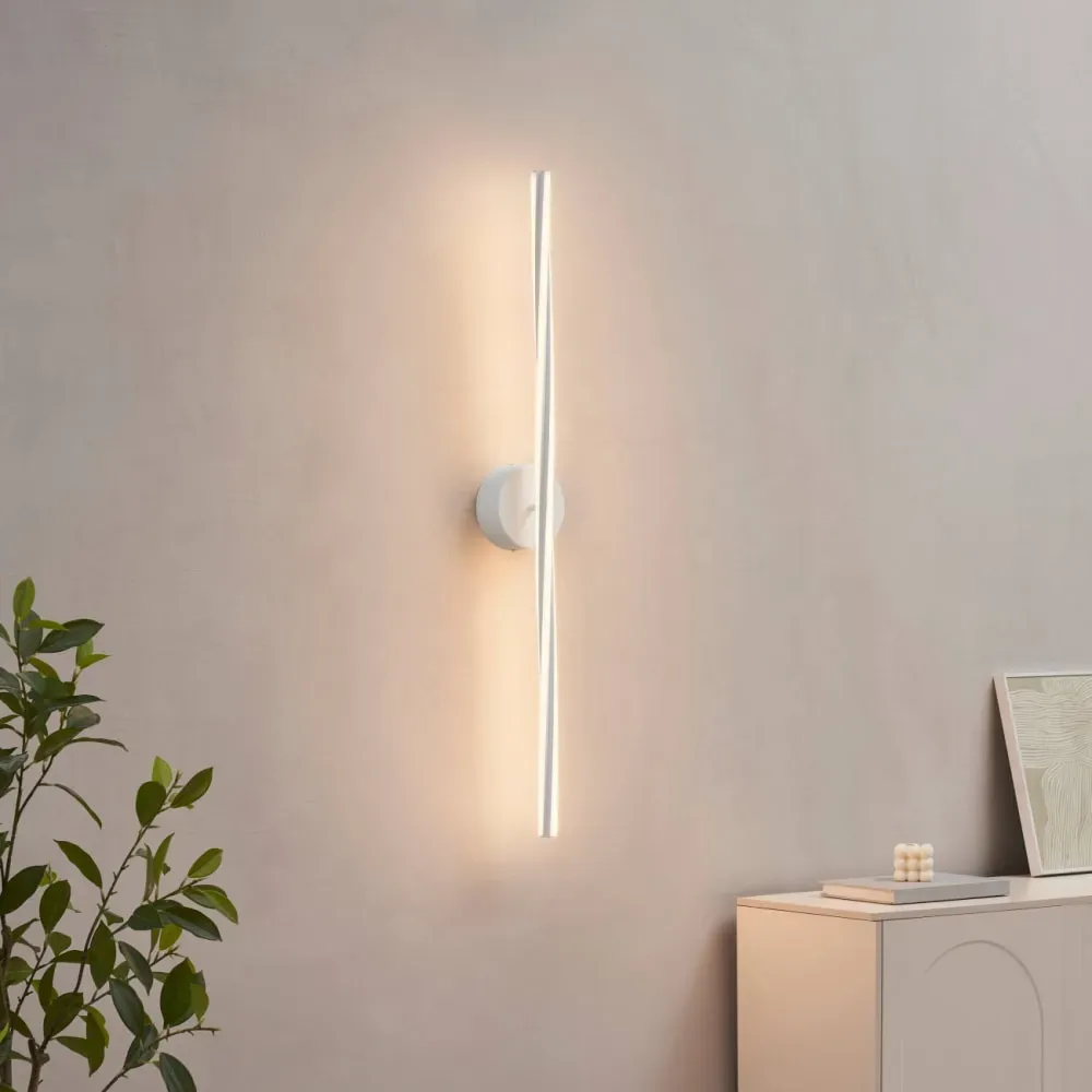 Illustration numéro 3 du produit Plafonnier en aluminium, fer et silicone Blanc 101 cm