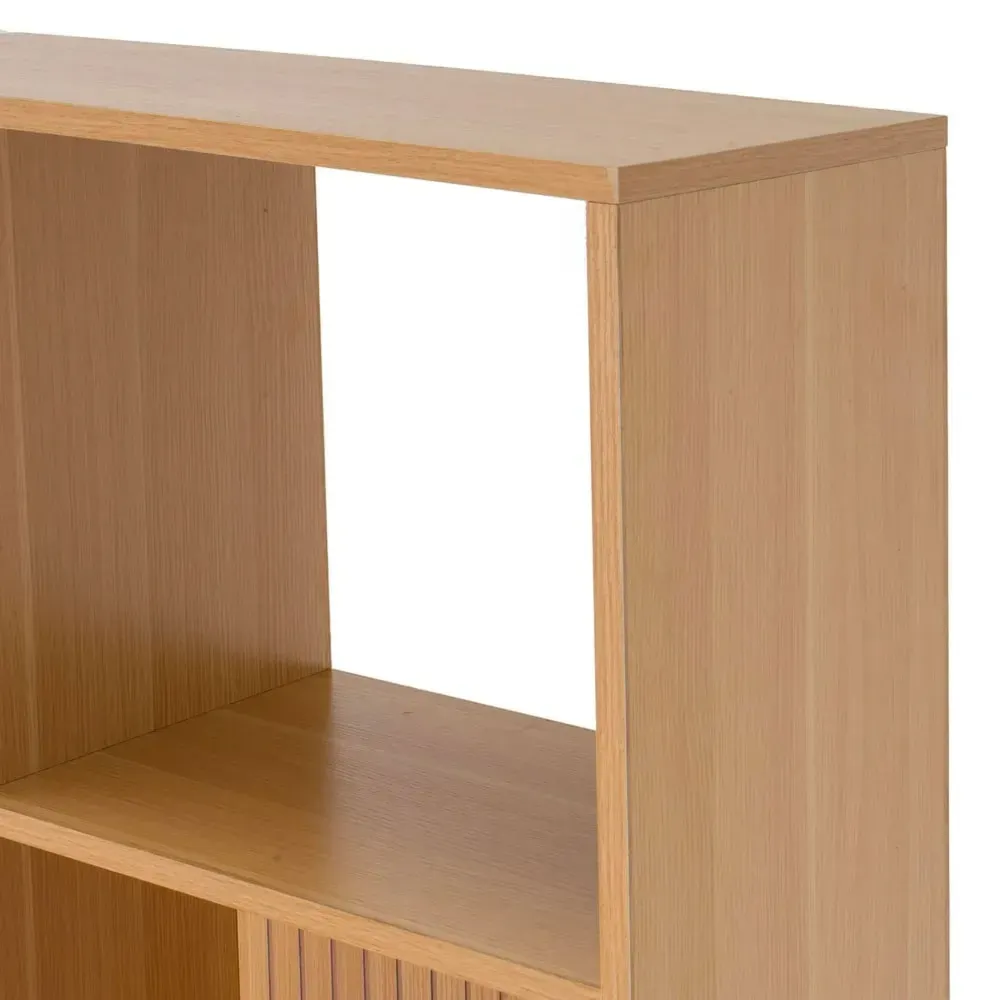 Illustration numéro 3 du produit Étagère bibliothèque bois 8 casiers 63x29.8x159cm