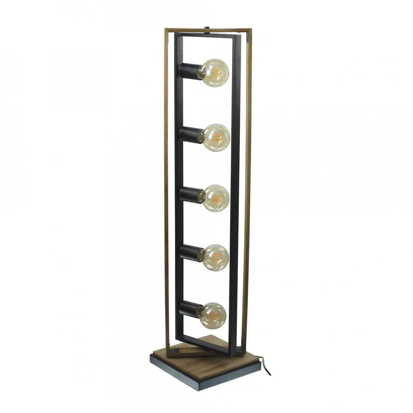 Illustration numéro 3 du produit Lampadaire en bois de hêtre et métal