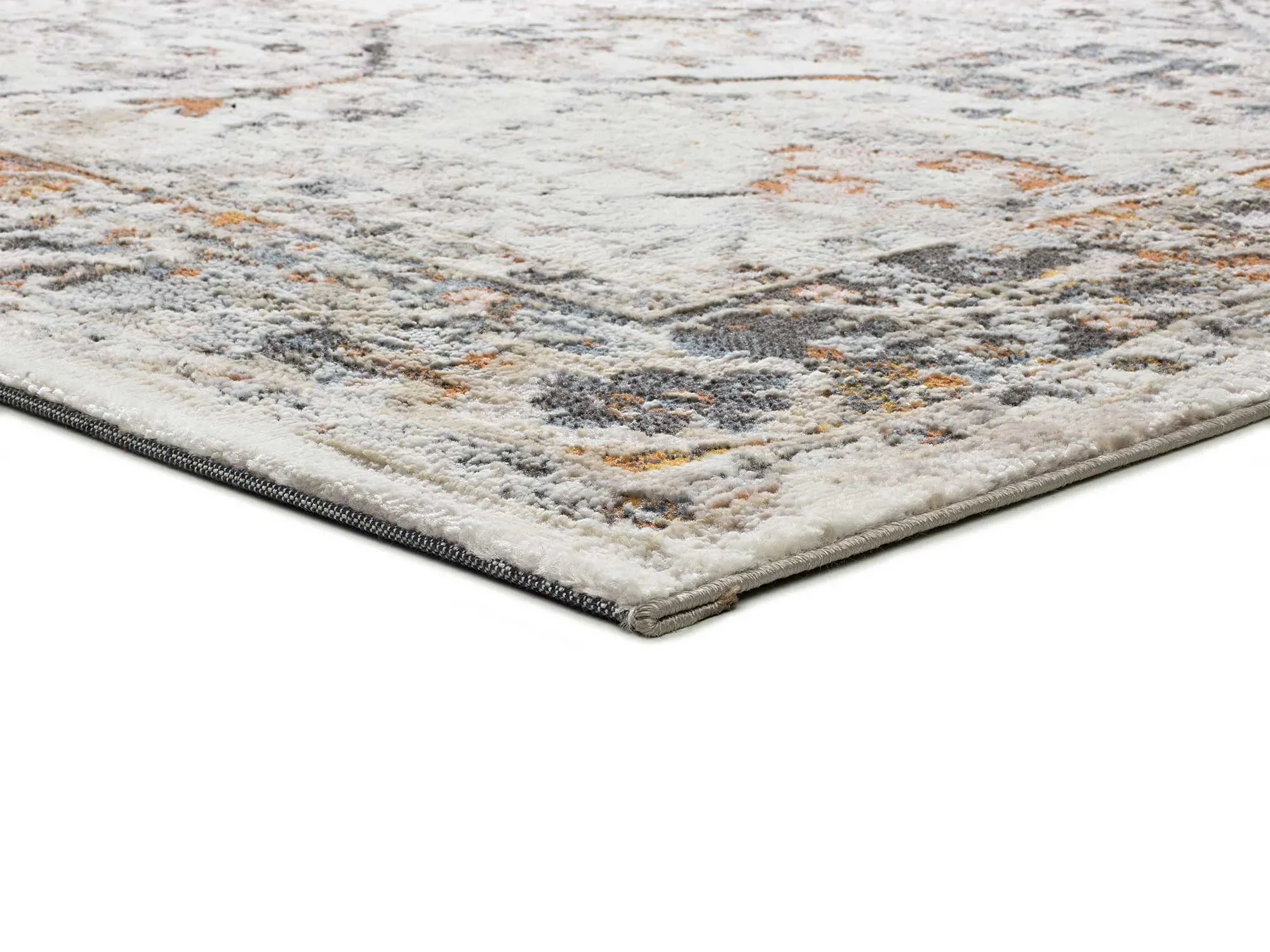 Illustration numéro 3 du produit Tapis vintage beige/rouille/bleu 134x200 cm