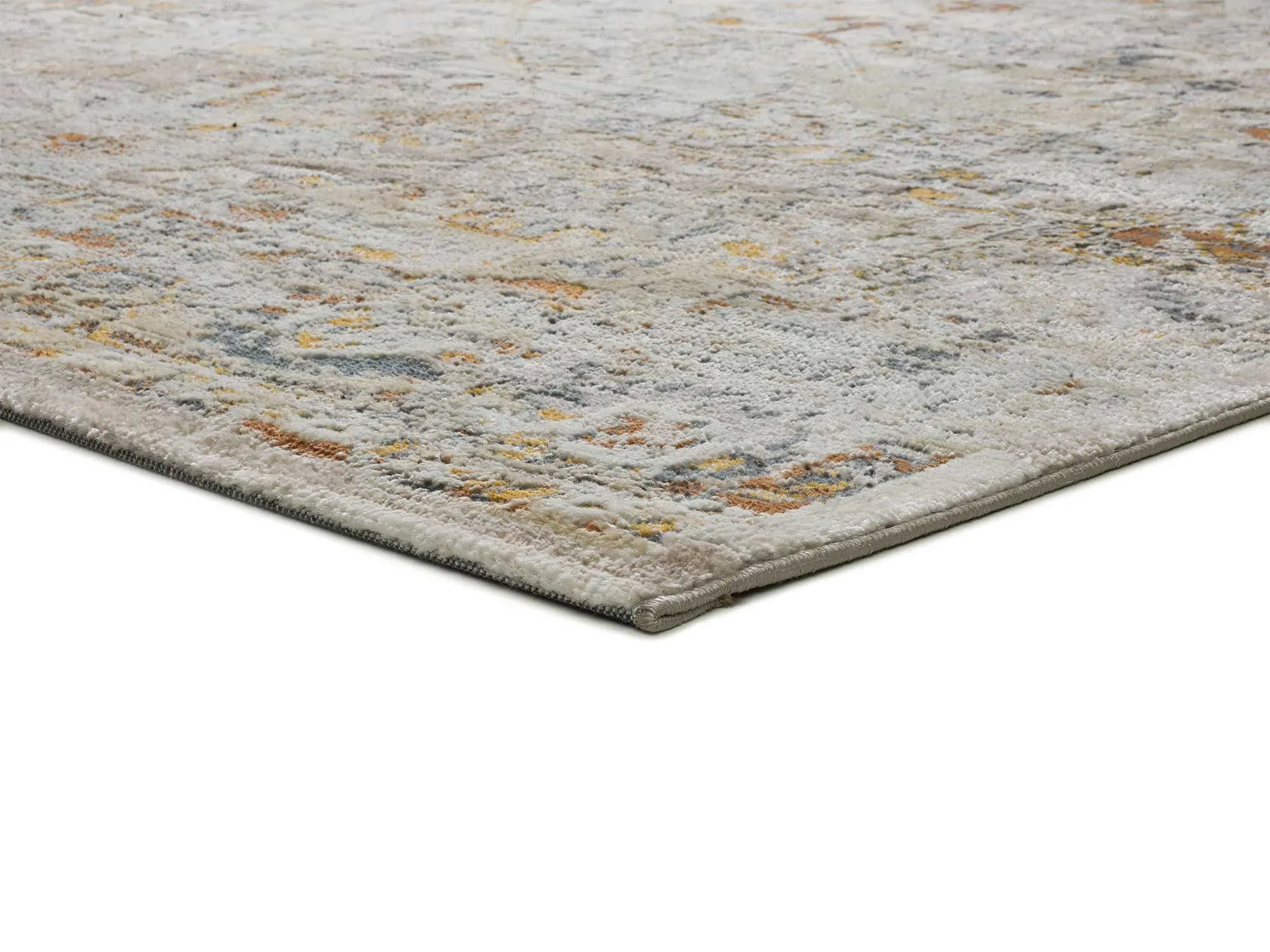 Illustration numéro 3 du produit Tapis vintage beige/rouille/bleu 134x200 cm