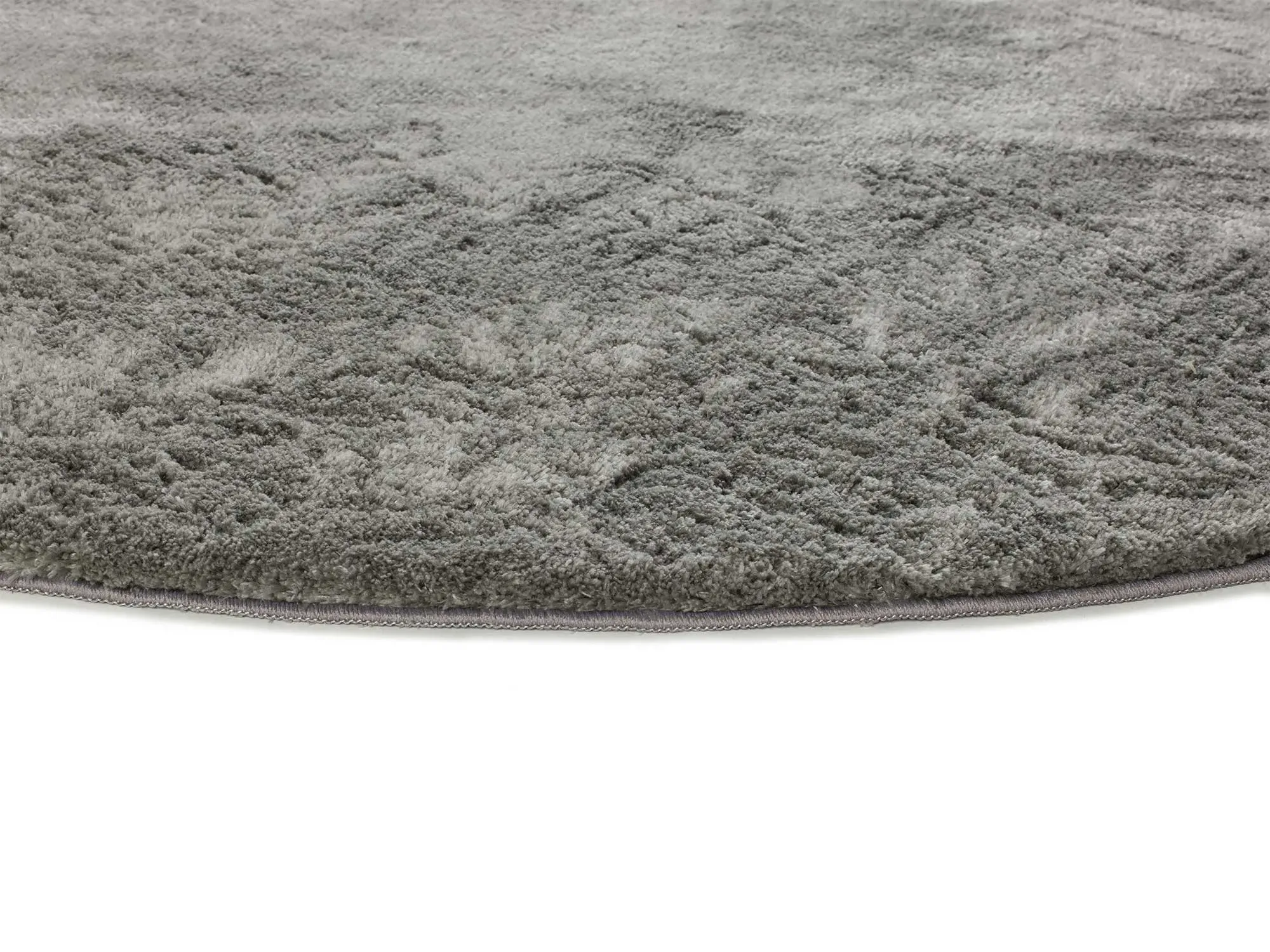 Illustration numéro 3 du produit Tapis rond shaggy anthracite  120x120 cm