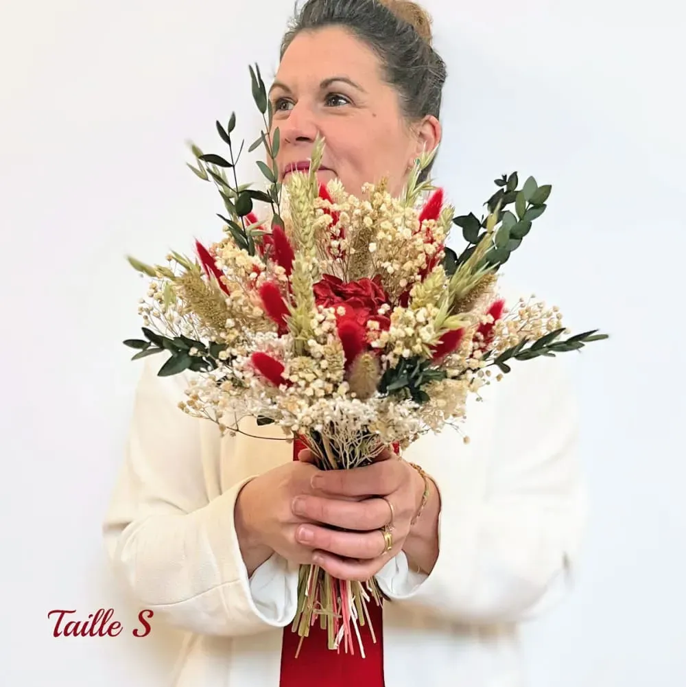 Illustration numéro 3 du produit Bouquet de fleurs séchées S  Amour