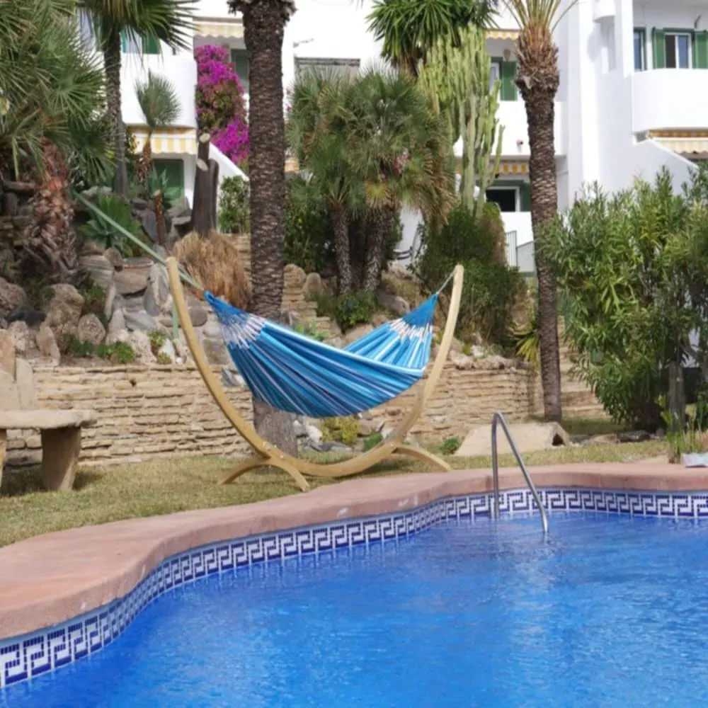 Illustration numéro 3 du produit Hamac XXL en coton multicolore