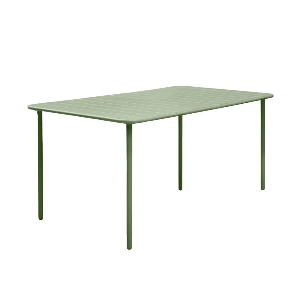 Illustration numéro 3 du produit Table de jardin métal 8 chaises vert