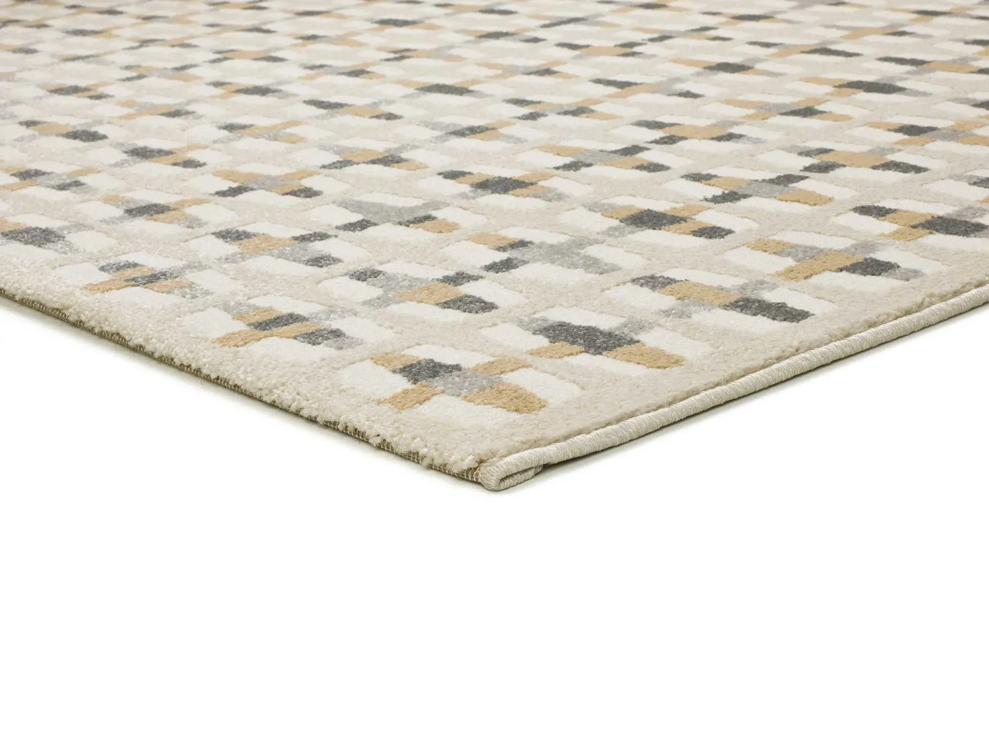 Illustration numéro 3 du produit Tapis à relief beige/gris 160x230 cm