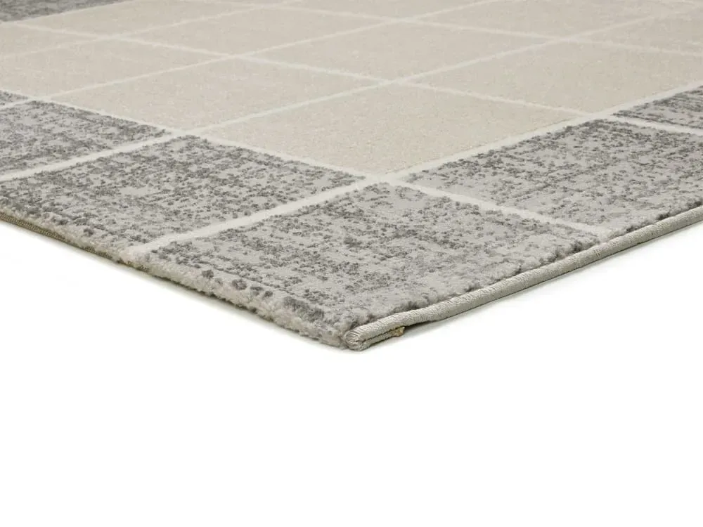 Illustration numéro 3 du produit Tapis à relief beige/gris 160x230 cm