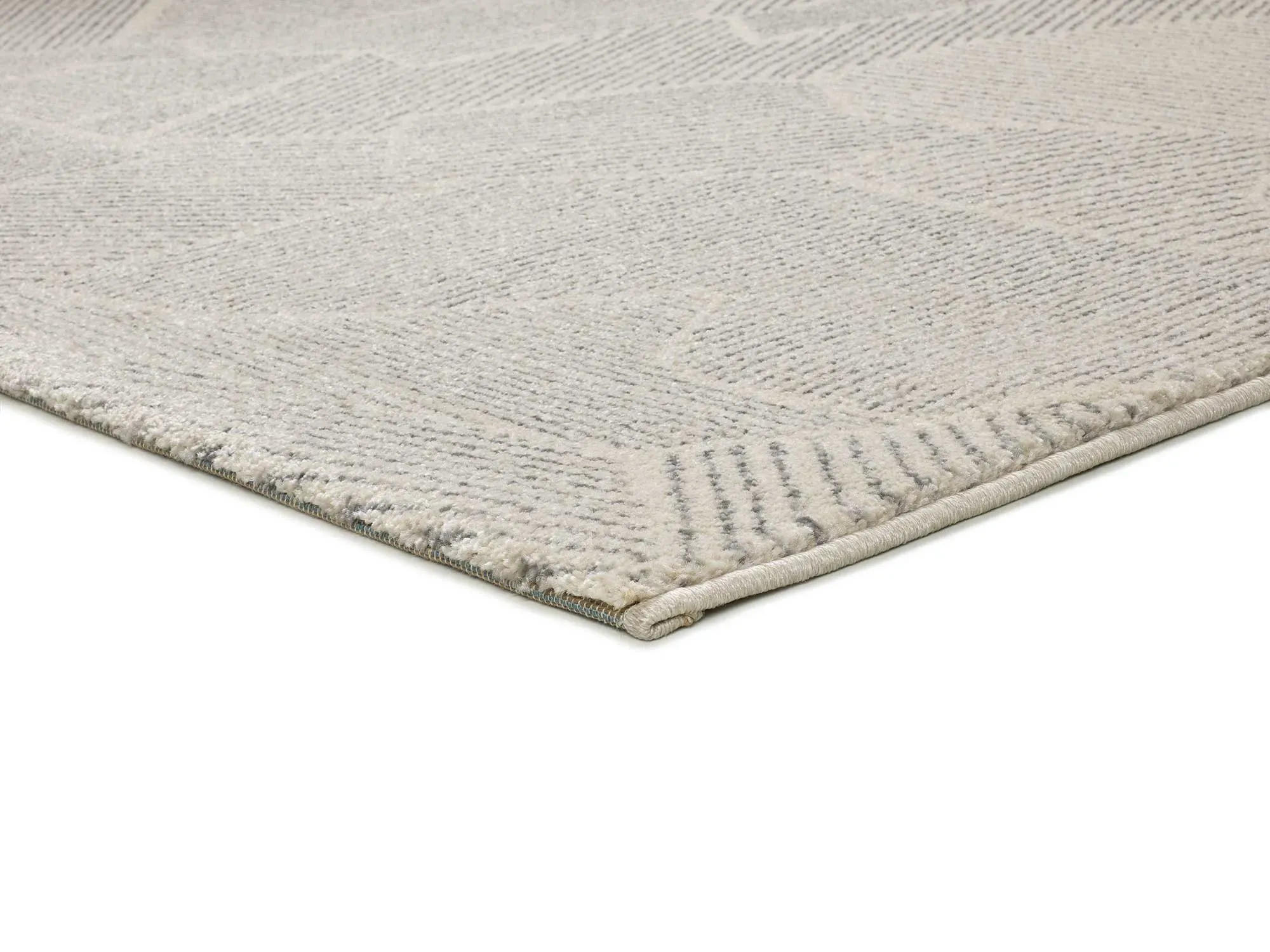 Illustration numéro 3 du produit Tapis abstrait crème/gris 80x150 cm