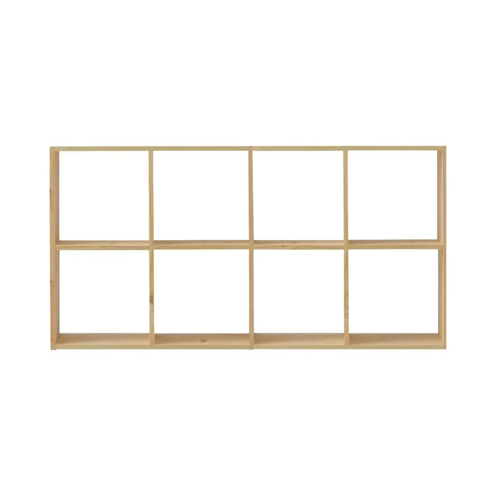 Illustration numéro 3 du produit Etagère 4x2 cases en bois massif