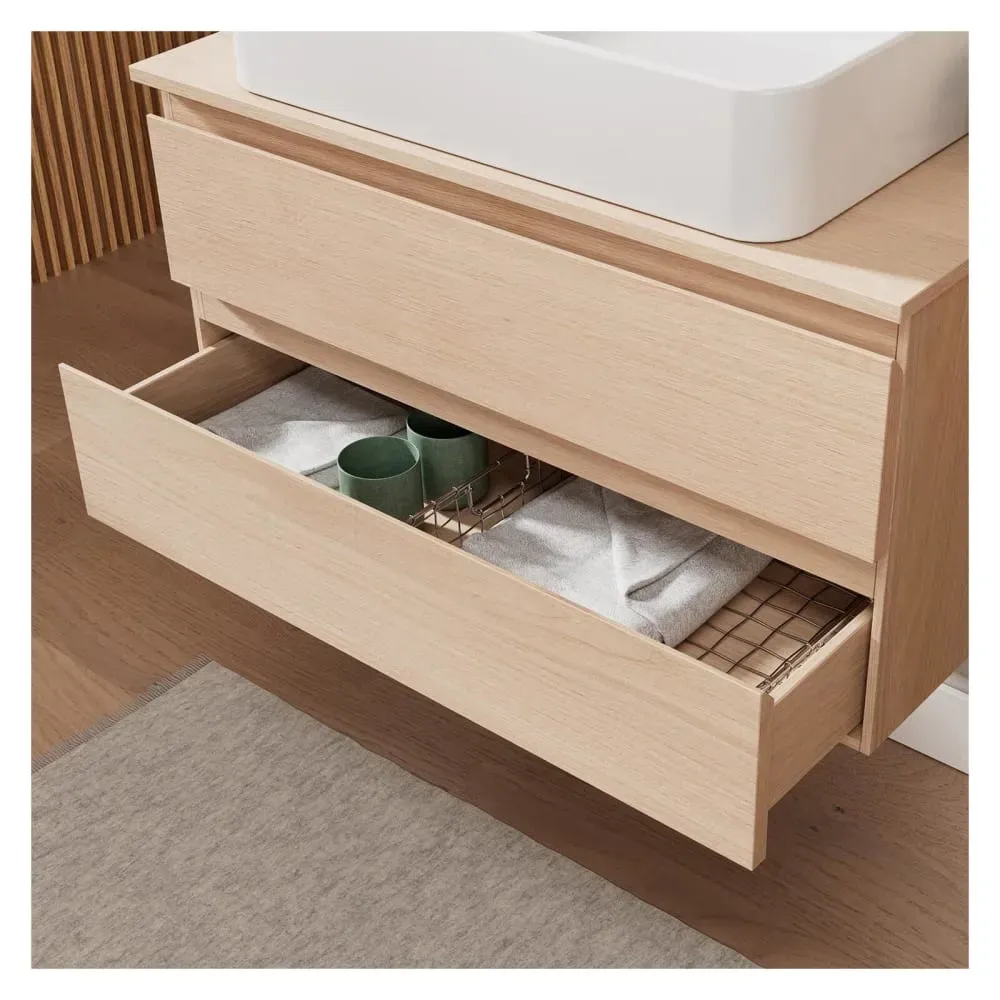 Illustration numéro 3 du produit Ensemble meuble simple vasque  80 cm + vasque