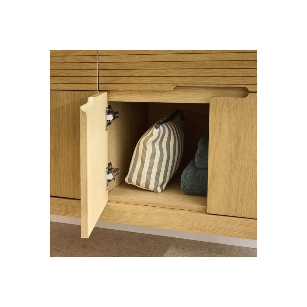 Illustration numéro 3 du produit Ensemble meuble double vasque  120cm + vasque + robinet + miroir