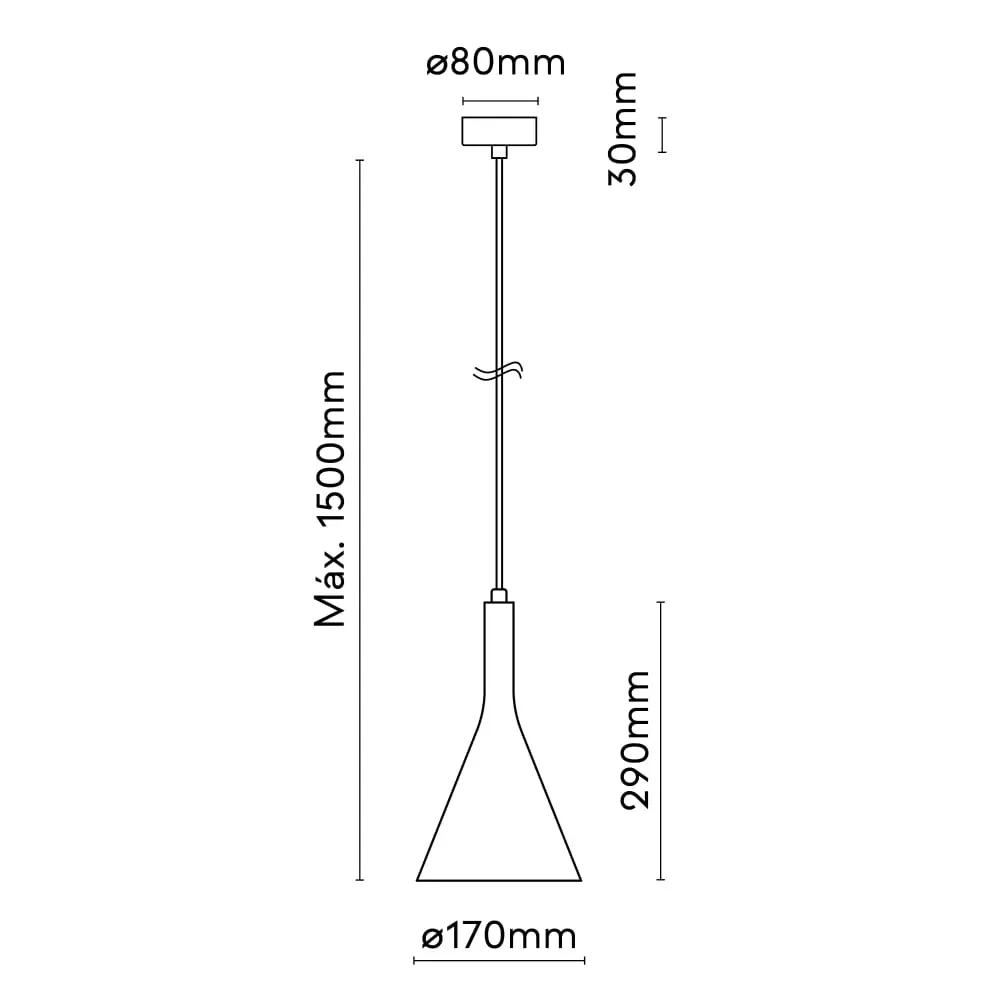 Illustration numéro 3 du produit Suspension en plâtre beige