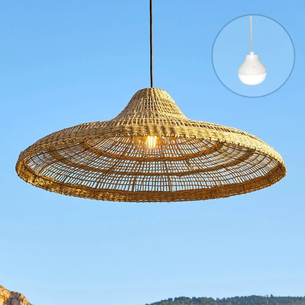 Illustration numéro 3 du produit Suspension sans fil Herbe marine Beige D70CM