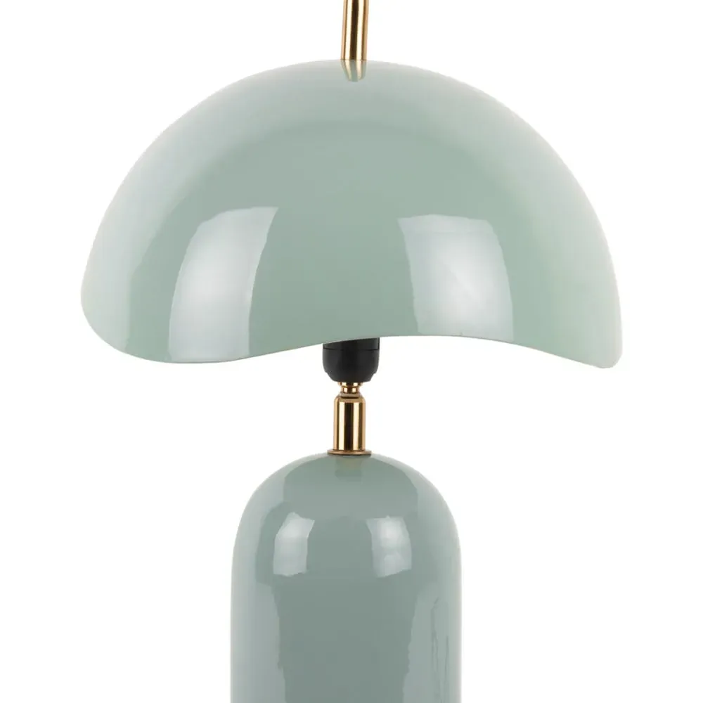 Illustration numéro 3 du produit Lampe de Table fer bleu brumeux Ø25cm