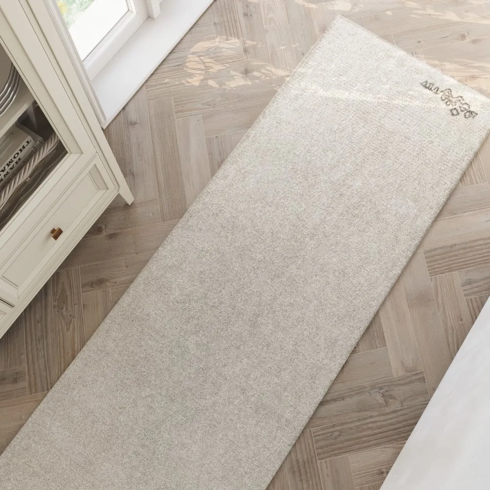 Illustration numéro 3 du produit Tapis pure laine écru  tufté main motif discret 160x230