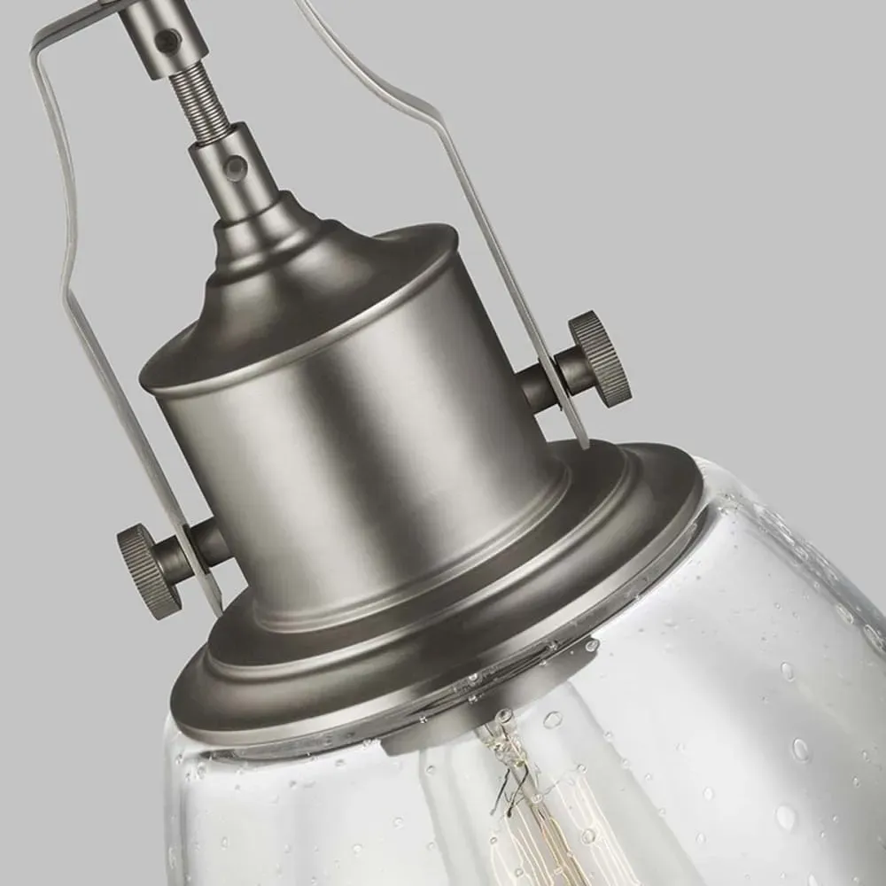Illustration numéro 3 du produit Suspension en acier nickel satiné